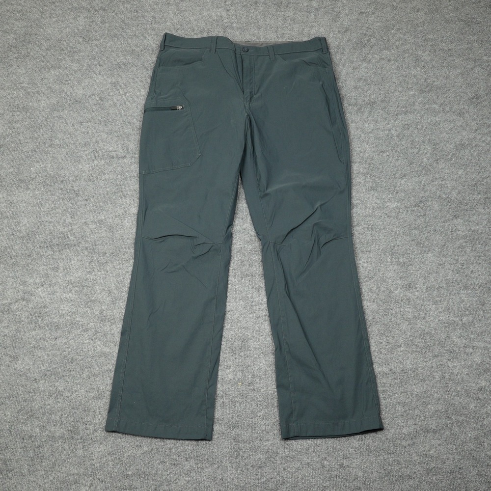 Eddie Bauer Pants Mens 40x32 Gray First Ascent Guide Cargo Hiking Straight Leg